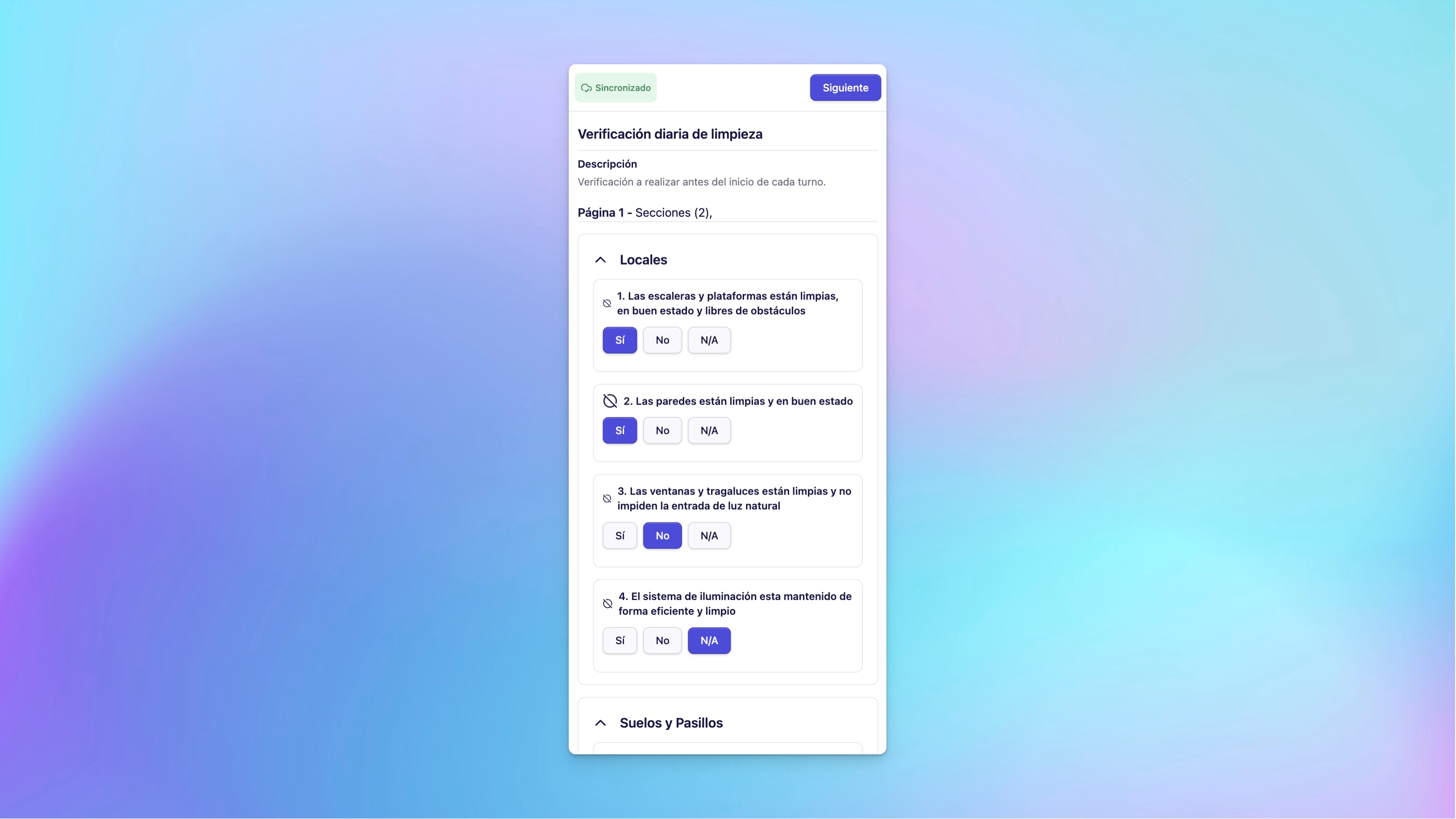 Answer a Yes/No question, then answer a Multiple Choice question